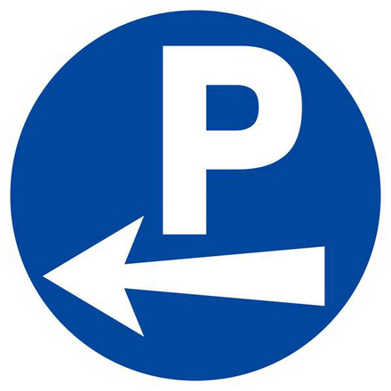PARKING FLECHE A GAUCHE D.80mm TALIAPLAST - 624521