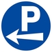 PARKING FLECHE A GAUCHE D.80mm TALIAPLAST - 624521