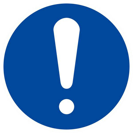 OBLIGATION, SIGNAL GENERAL D.80mm TALIAPLAST - 624526