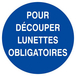 POUR DECOUPER LUNETTES OBLIGATOIRES D.80mm TALIAPLAST - 624531