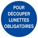 POUR DECOUPER LUNETTES OBLIGATOIRES D.80mm TALIAPLAST - 624531