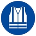 GILET DE SECURITE HAUTE VISIBILITE OBLIGAT. D.80mm TALIAPLAST - 624540