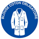 BLOUSE COTON OBLIGATOIRE D.80mm TALIAPLAST - 624551
