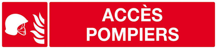 ACCES POMPIERS 330x75mm TALIAPLAST - 625105