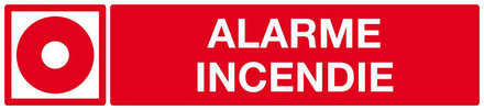 ALARME INCENDIE 330x75mm TALIAPLAST - 625106