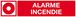 ALARME INCENDIE 330x75mm TALIAPLAST - 625106