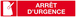 ARRET D'URGENCE 330x75mm TALIAPLAST - 625110