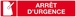ARRET D'URGENCE 330x75mm TALIAPLAST - 625110