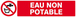 Panneau rigide EAU NON POTABLE 330x75mm TALIAPLAST - 625214