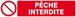 PECHE INTERDITE 330x75mm TALIAPLAST - 625215