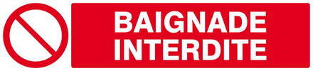 BAIGNADE INTERDITE 330x75mm TALIAPLAST - 625218