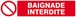 BAIGNADE INTERDITE 330x75mm TALIAPLAST - 625218
