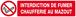 Panneau rigide INTERDICTION DE FUMER CHAUFFERIE AU MAZOUT 330x75mm TALIAPLAST - 625223