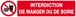 INTERDICTION DE MANGER OU DE BOIRE 330x75mm TALIAPLAST - 625229