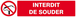 INTERDIT DE SOUDER 330x75mm TALIAPLAST - 625232
