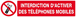 INTERDICTION D'ACTIVER DES TELEPHONES MOBILES 330x75mm TALIAPLAST - 625233