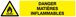 DANGER, MATIERES INFLAMMABLES 330X75mm TALIAPLAST - 625303