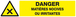 Panneau rigide DANGER MATIERES NOCIVES OU IRRITANTES 330x75mm TALIAPLAST - 625306