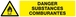 DANGER, SUBSTANCES COMBURANTES 330x75mm TALIAPLAST - 625313