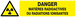 Panneau rigide DANGER MATIERES RADIOACTIVES//RAD° IONISANTES 330X75mm TALIAPLAST - 625314