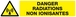 DANGER, RADIATIONS NON IONISANTES 330X75mm TALIAPLAST - 625315