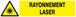DANGER, RAYONNEMENT LASER 330x75mm TALIAPLAST - 625316
