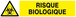 DANGER, RISQUE BIOLOGIQUE 330x75mm TALIAPLAST - 625317