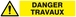 DANGER TRAVAUX 330x75mm TALIAPLAST - 625322