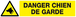 PANNEAU DANGER, CHIEN DE GARDE 330X75MM TALIAPLAST - 625330