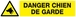 PANNEAU DANGER, CHIEN DE GARDE 330X75MM TALIAPLAST - 625330