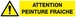 PANNEAU ATTENTION PEINTURE FRAICHE 330X75MM TALIAPLAST - 625334