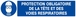 PANNEAU PROTECTION OBLIGAT. TETE/VOIES RESPIRATOIRES 330X75MM TALIAPLAST - 625506