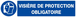 PANNEAU VISIERE DE PROTECTION OBLIGATOIRE 330X75MM TALIAPLAST - 625514
