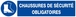 PANNEAU CHAUSSURES DE SECURITE OBLIGATOIRES 330X75MM TALIAPLAST - 625518