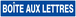 PANNEAU BOITE AUX LETTRES 330X75MM TALIAPLAST - 625609
