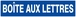 PANNEAU BOITE AUX LETTRES 330X75MM TALIAPLAST - 625609