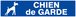 Panneau rigide CHIEN DE GARDE 330X75MM TALIAPLAST - 625612