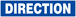 PANNEAU DIRECTION 330X75MM TALIAPLAST - 625613