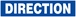 PANNEAU DIRECTION 330X75MM TALIAPLAST - 625613