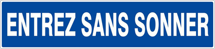 PANNEAU ENTREZ SANS SONNER 330X75MM TALIAPLAST - 625616