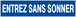 PANNEAU ENTREZ SANS SONNER 330X75MM TALIAPLAST - 625616