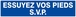 PANNEAU ESSUYEZ VOS PIEDS S.V.P 330X75MM TALIAPLAST - 625617