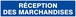 Panneau rigide RECEPTION DES MARCHANDISES 330X75MM TALIAPLAST - 625625