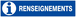 PANNEAU RENSEIGNEMENTS 330X75MM TALIAPLAST - 625626