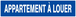 Panneau rigide APPARTEMENT A LOUER 330X75MM TALIAPLAST - 625636