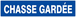 PANNEAU CHASSE GARDEE 330X75MM TALIAPLAST - 625644
