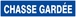 PANNEAU CHASSE GARDEE 330X75MM TALIAPLAST - 625644
