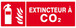 PANNEAU EXTINCTEUR A CO2 330X120MM TALIAPLAST - 626107