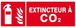 PANNEAU EXTINCTEUR A CO2 330X120MM TALIAPLAST - 626107