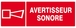 PANNEAU AVERTISSEUR SONORE 330X120MM TALIAPLAST - 626127